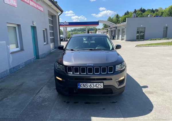 Jeep Compass cena 62900 przebieg: 85000, rok produkcji 2017 z Miejska Górka małe 277